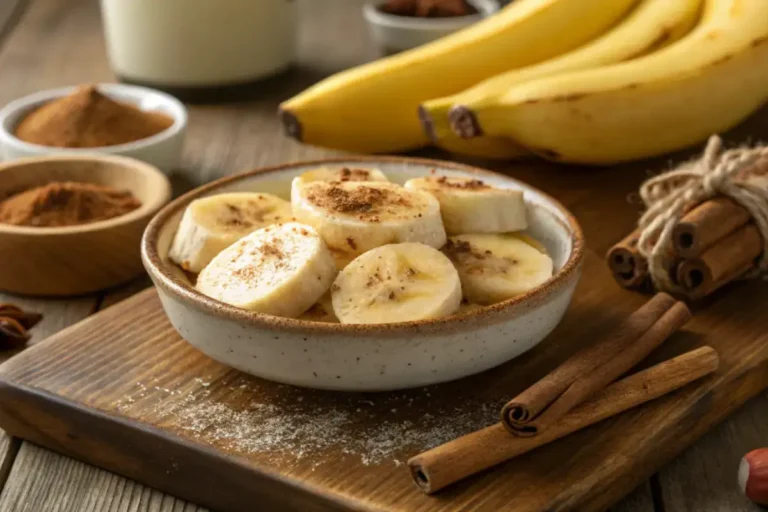 Naturally enhanced banana flavors with spices.