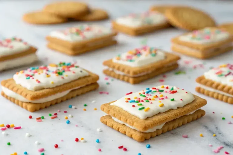 A pack of Dunkaroos showing the cookie and frosting.