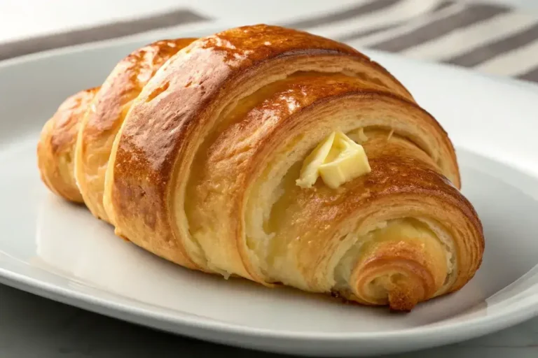How many carbs in one crescent roll on a plate.