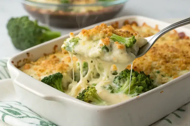 Thicken broccoli casserole using natural methods.